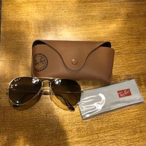 Original Brown RayBan Aviators 100% UV protection